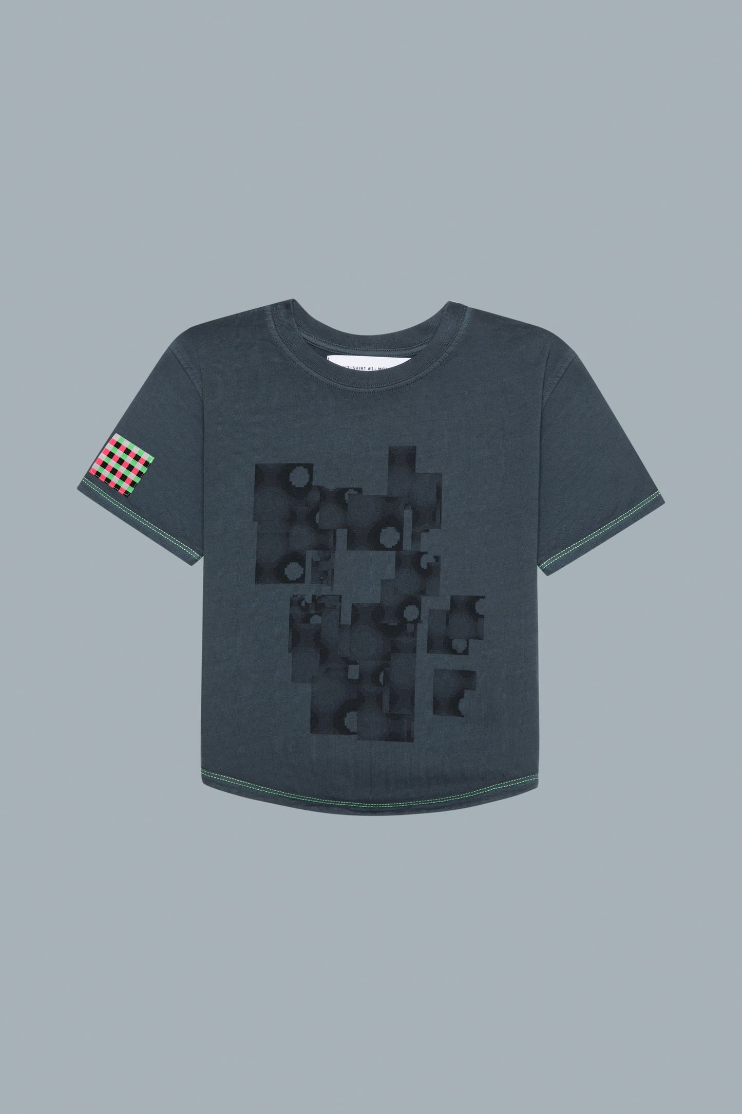 DARK GREY CROP TOP BABY TEE - MOLD PROBLEM