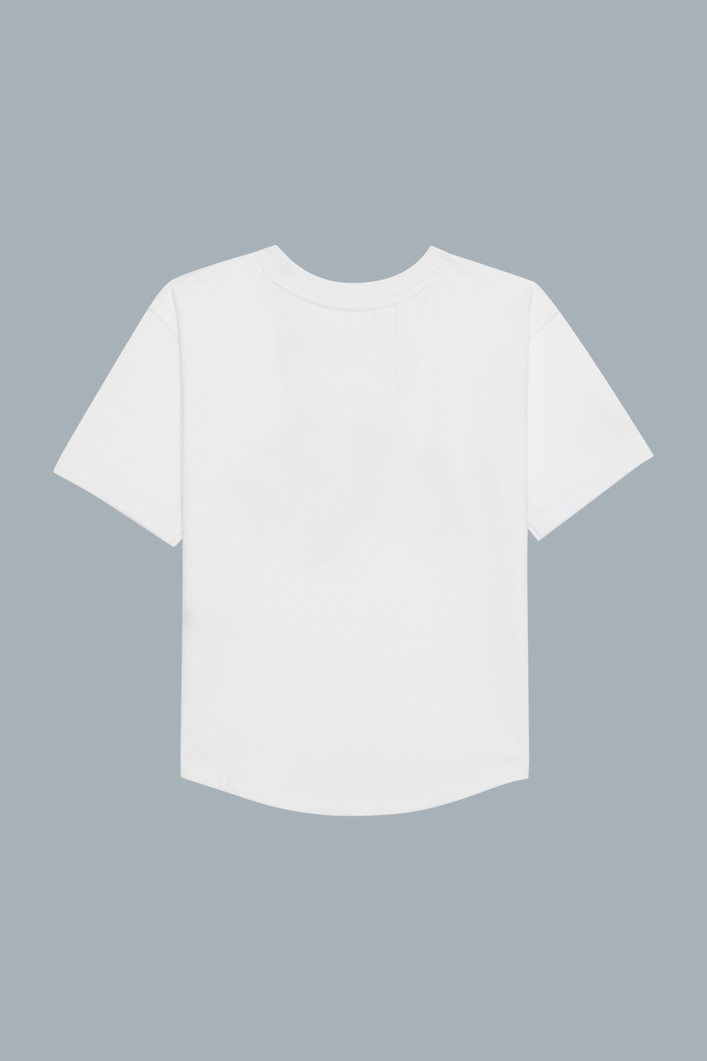 WHITE CROP TOP BABY TEE - THE RAVE