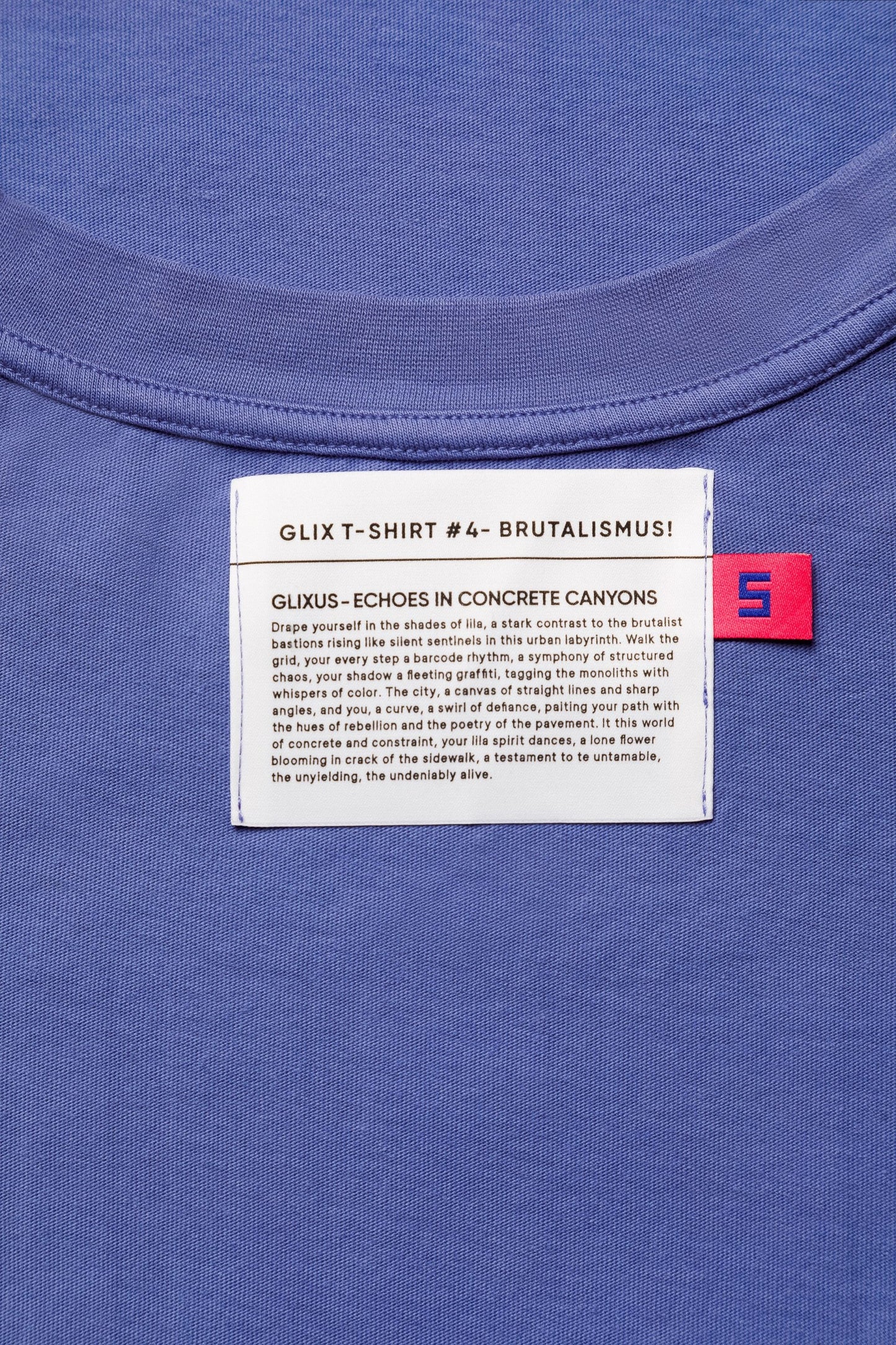PURPLE OVERSIZE T-SHIRT - BRUTALISMUS!