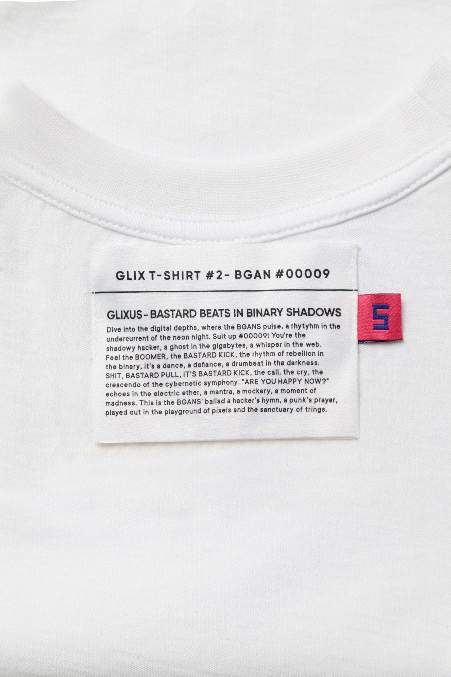 WHITE CROP TOP BABY TEE - BGAN #00009