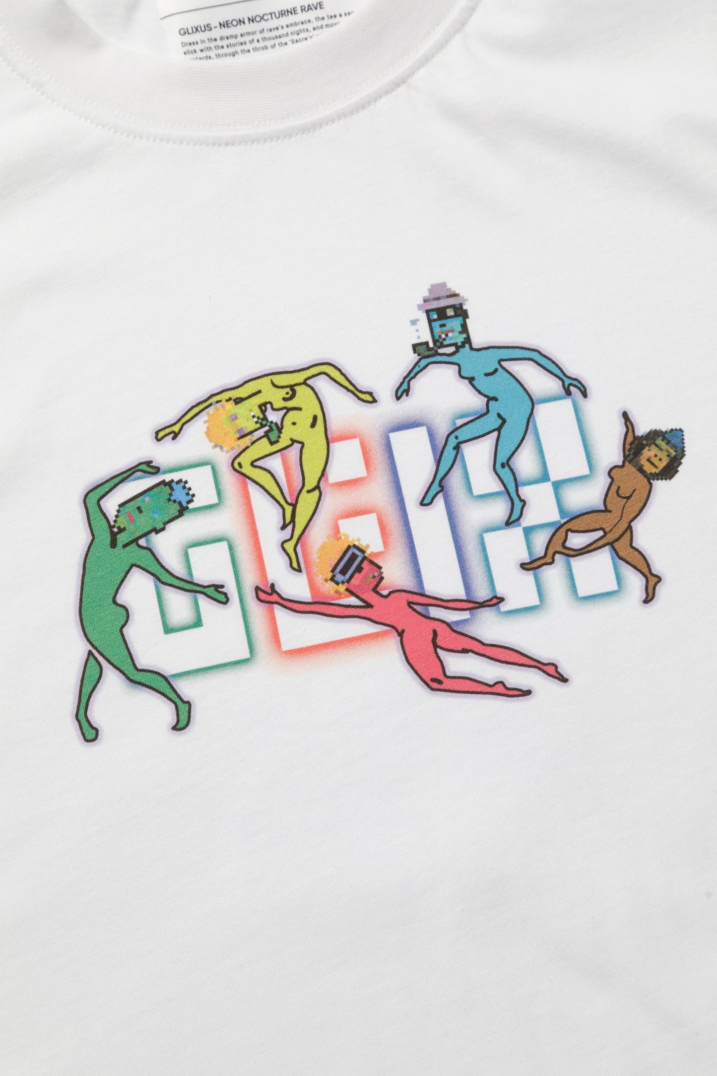 WHITE OVERSIZE T-SHIRT - THE RAVE