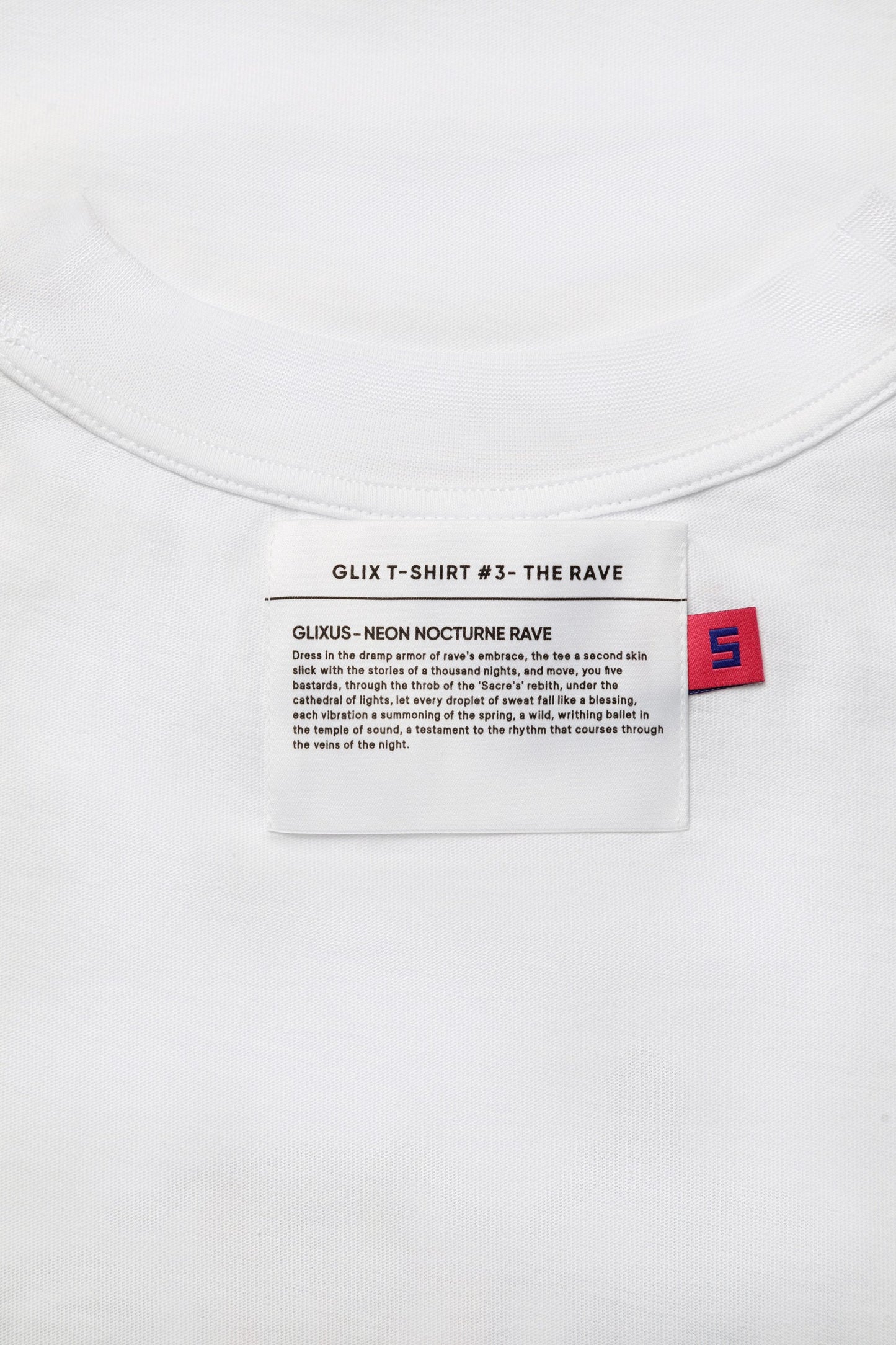 WHITE OVERSIZE T-SHIRT - THE RAVE
