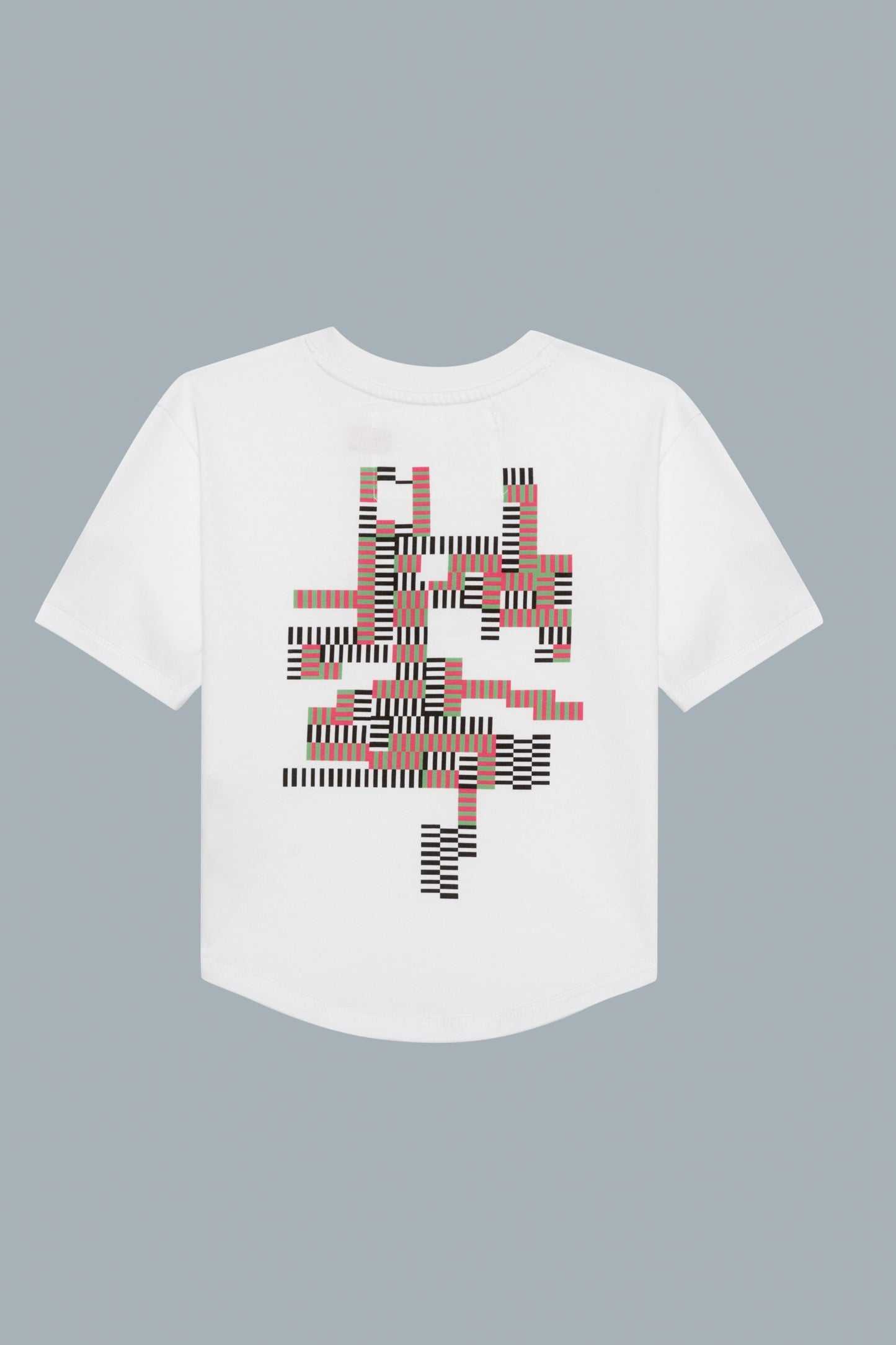 WHITE CROP TOP BABY TEE - GLIX