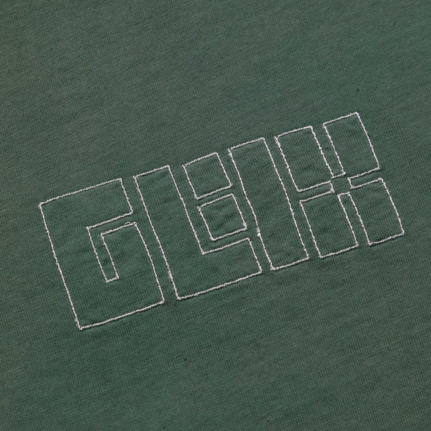GREEN OVERSIZE T-SHIRT - LOST IN GLITCH