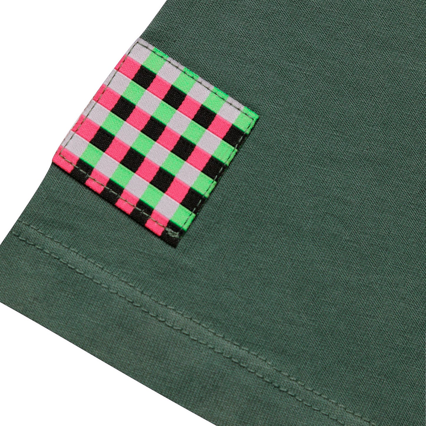 GREEN OVERSIZE T-SHIRT - LOST IN GLITCH