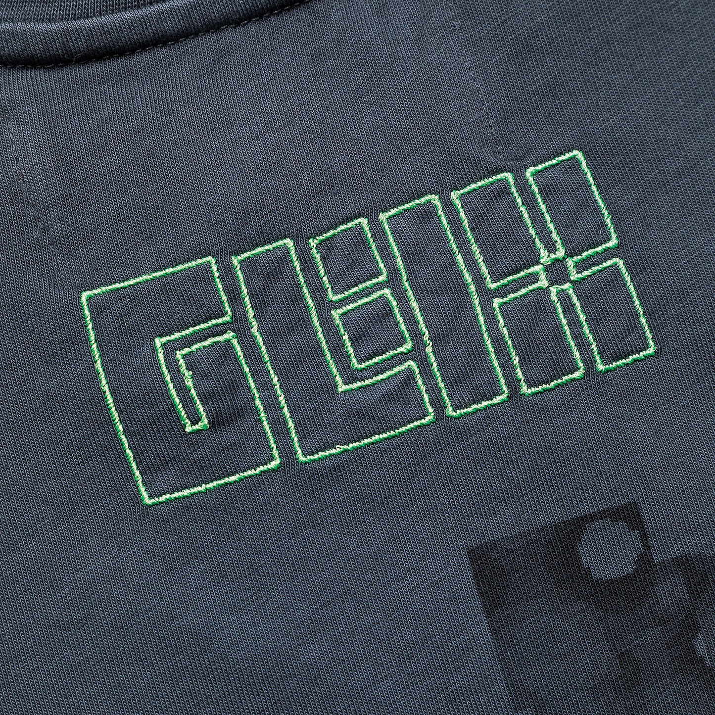 DARK GREY CROP TOP BABY TEE - MOLD PROBLEM