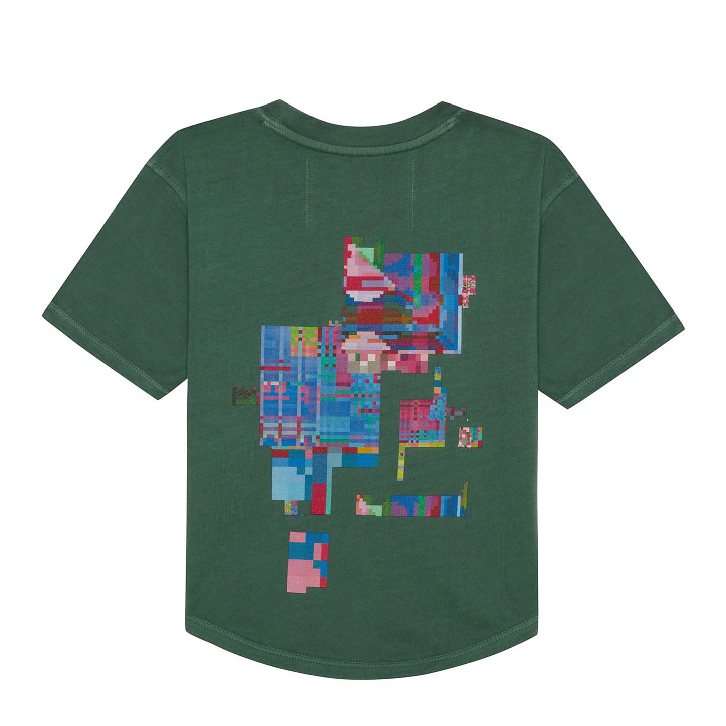 YEŞİL CROP TOP BABY TEE - LOST IN GLITCH