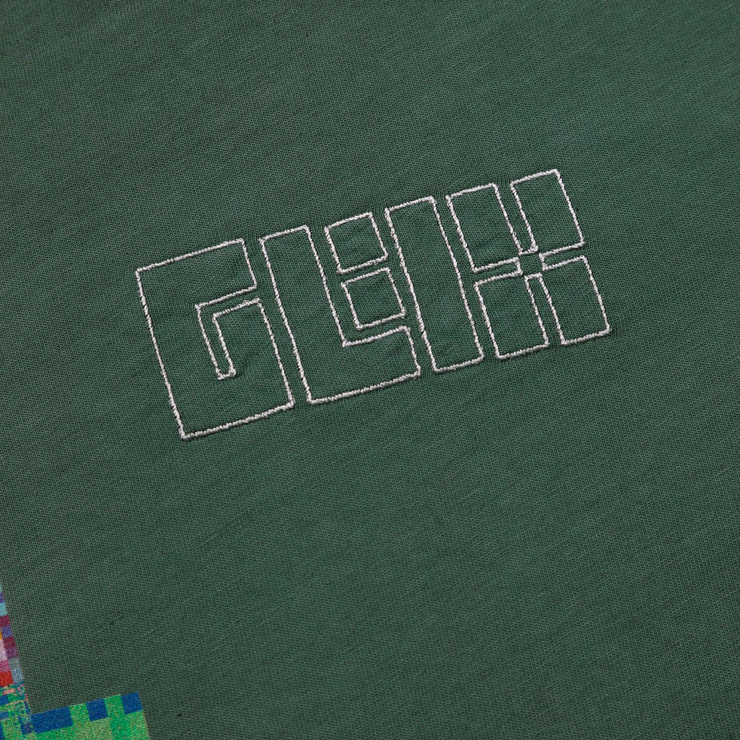 YEŞİL CROP TOP BABY TEE - LOST IN GLITCH