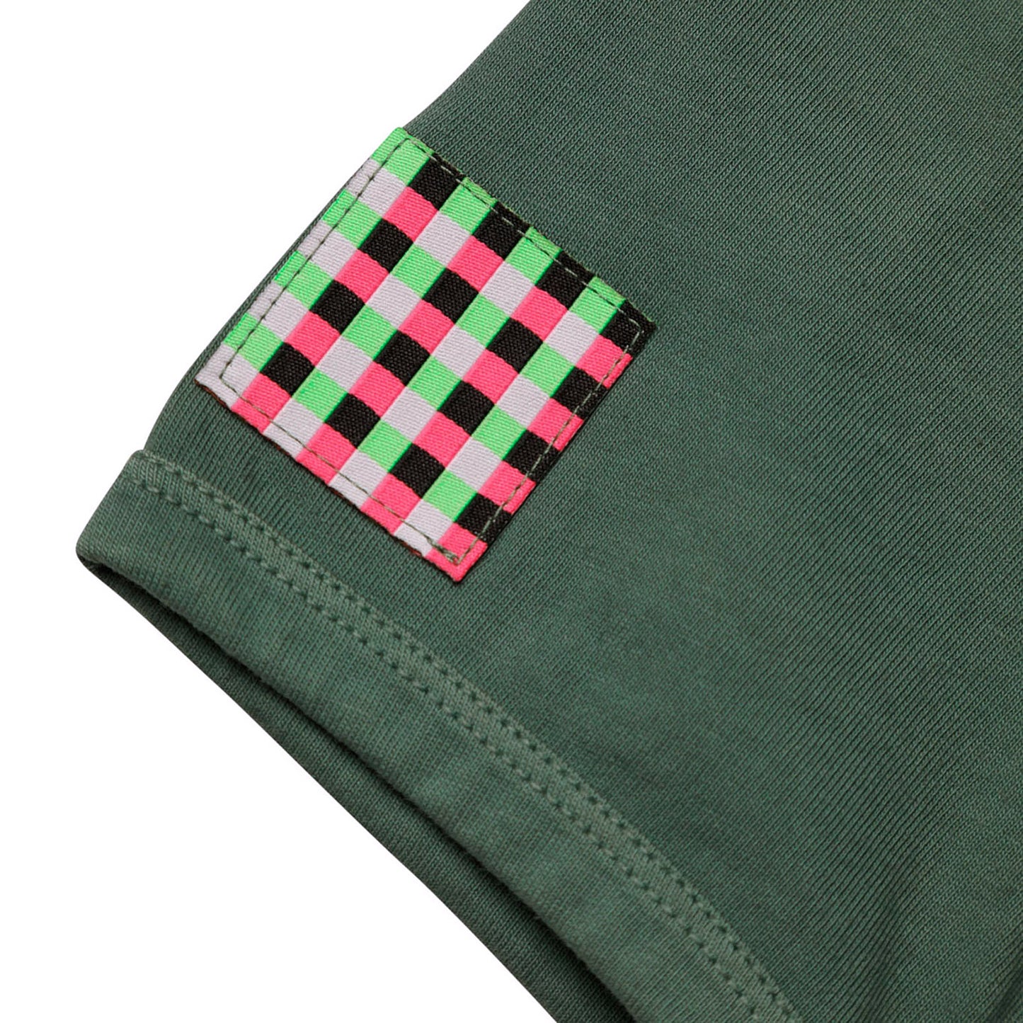 YEŞİL CROP TOP BABY TEE - LOST IN GLITCH