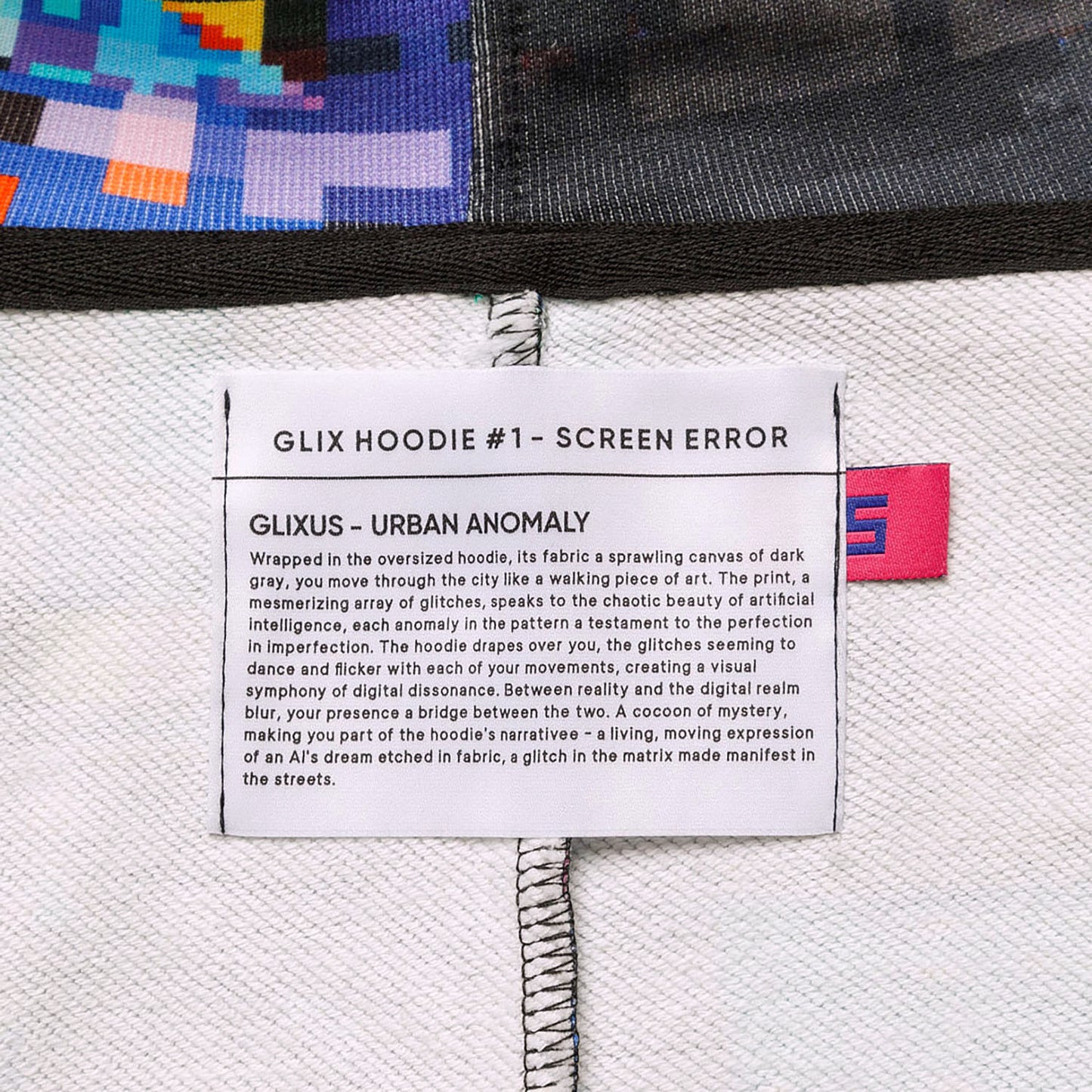 GLITCH HOODIE - SCREEN ERROR