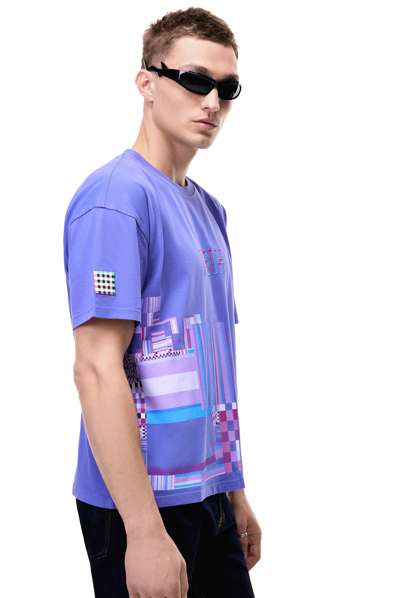 PURPLE OVERSIZE T-SHIRT - BRUTALISMUS!