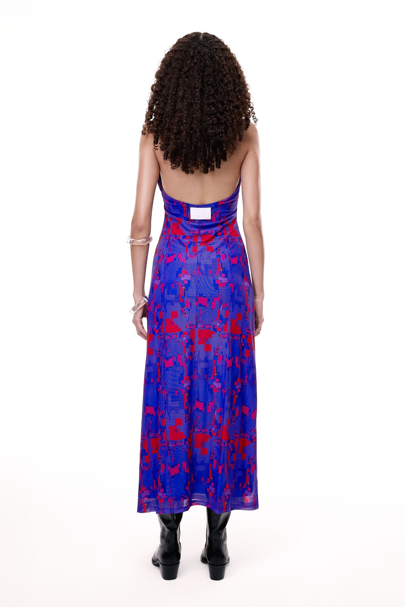 GLITCH DRESS - #404.BLUSH