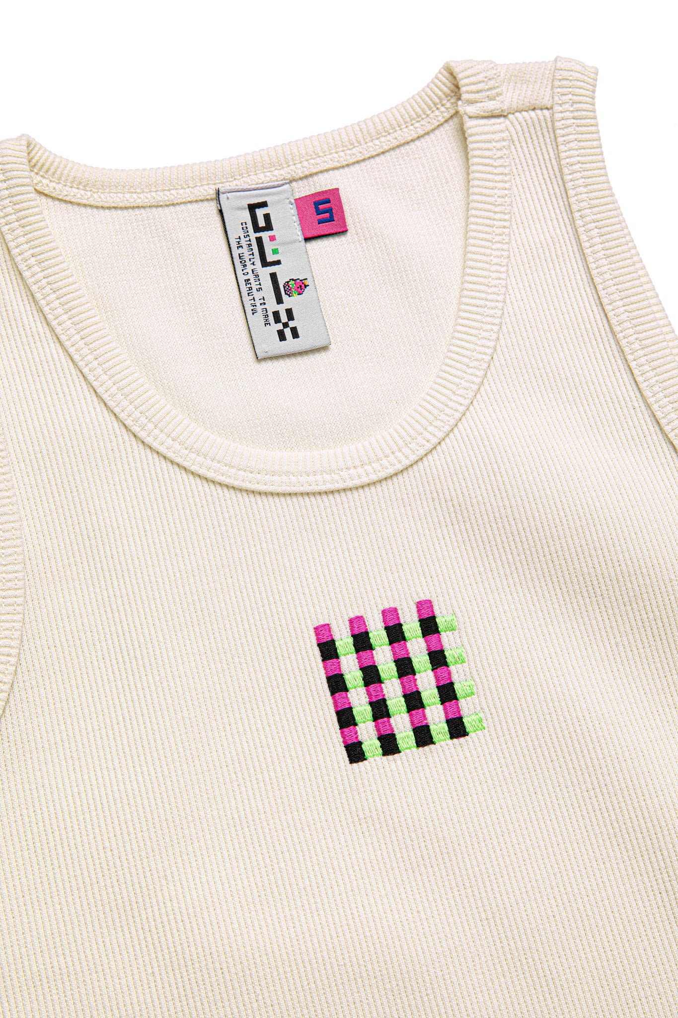 WHITE TANK TOP - tank.exe