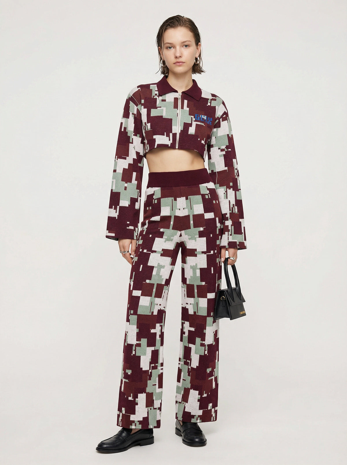 KNIT PANTS - CHERRY MOO