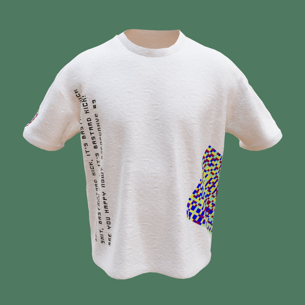 ホワイト オーバーサイズ Tシャツ - BGAN #00009